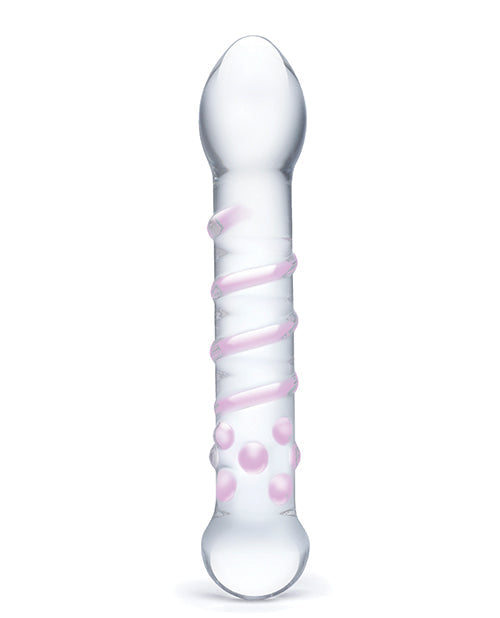Glas Realistic Dildo | Spiral Staircase Best Dildo | Full Tip Glass Dildo | Big Dildo | Large Dildo