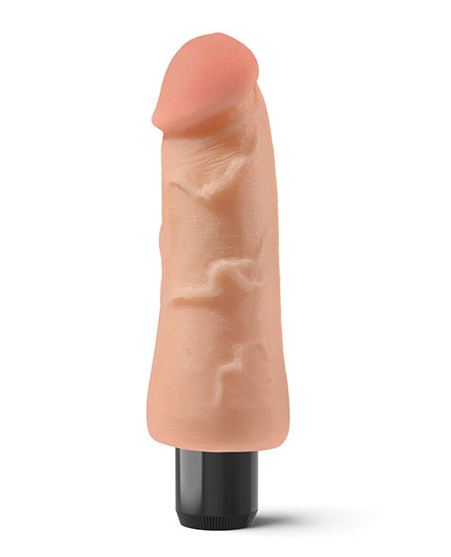 Real Feel No. 4 Long 6" Vibe Waterproof - Multi-speed Flesh