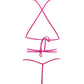 Allure Nicola Open Cup Mesh Teddy Hot Pink L/XL
