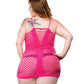 Beverly Hills Naughty Girl Low V Front Dress Pink QN