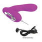 Pretty Love Piper Double Pulsation Vibe - Fuchsia