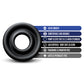 Blush Performance Silicone Pump Sleeve Medium - Black