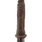Blush Dr Skin Vibrating Dildo #8 | Chocolate 9.75" Big Dildo | Waterproof Realistic Dildo | Best Vibrator for Women
