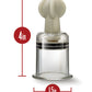 Blush Temptasia Clit & Nipple Large Twist Suckers - Clear Set of 2
