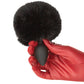 Punishment Bunny Tail Butt Plug - Black