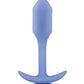 B-Vibe Weighted Snug Plug 1 - 55 g Violet