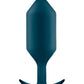 B-Vibe Weighted Snug Plug 6 - 515 g Marine