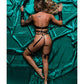 Role Play Bondage Baddie 7 pc Set Black S/M