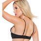 Darque PVC Cutaway Cup Strappy Bra Black SM