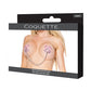 Darque Studded Cross Reusable Pasties w/Chain - Pink O/S