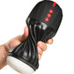 Curve Toys Jock Sucking & Vibrating Masturbator - Black
