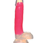 Curve Toys Large Dildo | 7" Big Dildo with Balls | Glow In The Dark Suction Cup Dildo