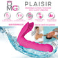 OMG Plaisir Wearable Clitoral Massager w/G-Spot Vibrator - Pink
