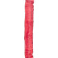 Crystal Jellies Realistic Dildo | 12" Big Dildo | Double Dildo | Pink Dildo | Veiny Large Dildo