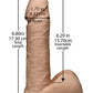 Ultra Harness 2 w/7" Ultraskyn Cock - White