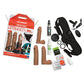 Vac-U-Lock Vibrating Dildo | Caramel Dual Density Strap On Dildo Set with Wireless Remote