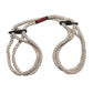 Merci Hogtie - Bind & Tie Wrist or Ankle Cuffs -  6 mm Hemp -Black