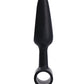 In A Bag 4" Vibrating Butt Plug - Black