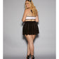 Euphoria French Maid w/Headpiece Black/White QN