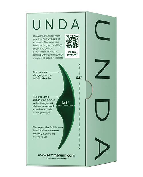 Femme Funn Unda Thin Panty Vibe - Dark Green