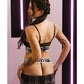 Vibes Fuck Off Mesh Bra & Thong Black L/XL