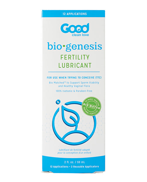 NO ETAGood Clean Love BioGenesis Fertility Lubricant - 2 oz