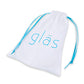 Glas 3.5" Rechargeable Vibrating Butt Plug - Blue