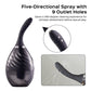 Bulby Auto Spray Anal Douche System - Black