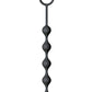 The 9's S Drops Silicone Anal Beads - Black