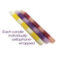 9's Make Me Melt Sensual Warm-Drip Candles - Pastellines Stripes Pack of 3