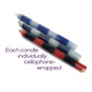 9's Make Me Melt Sensual Warm-Drip Candles - Passionettes Stripes Pack of 3