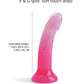 Love to Love Suction Cup Dildo | Dildolls Sunrise Anal Dildo | Fuchsia Realistic Dildo