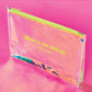 Love to Love Born to Shine Pouch - Acid Yellow