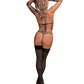 Lust Orthia Criss Cross Bra & G-String Black S/M