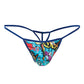 Male Basics Sinful Hipster Wow T Thong G-String Yellow Print MD