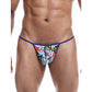 Male Basics Sinful Hipster Wow T Thong G-String Yellow Print MD