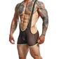 Male Basics MOB Singlet Black/Lime XL