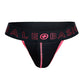 Male Basics Neon Thong  Coral MD