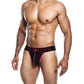Male Basics Neon Thong  Coral MD