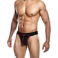 Male Basics Neon Thong Red MD