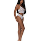 Modern Romance Bralette & Cheeky Hipster White S/M