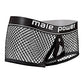 Cock Pit Fishnet Mini Cock Ring Short Black SM