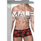 Kiss Me Stretch Mesh Mini Short Blk/Rd LG