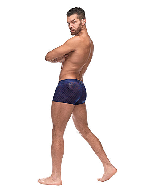 Diamond Mesh Mini Short Blue SM