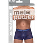 Diamond Mesh Mini Short Blue XL
