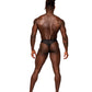 Sassy Lace Open Ring Thong Black L/XL