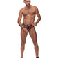 Cock Pit Fishnet Cock Ring Thong Red L/XL