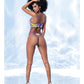 Embroidered Bralette & Strappy Panty Tuscany Yellow S/M