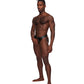 Fetish Cyclops Nylon Spandex Pouchless Jock Strap Black L/XL