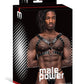 Leather Gemini Double Ring Harness Black O/S